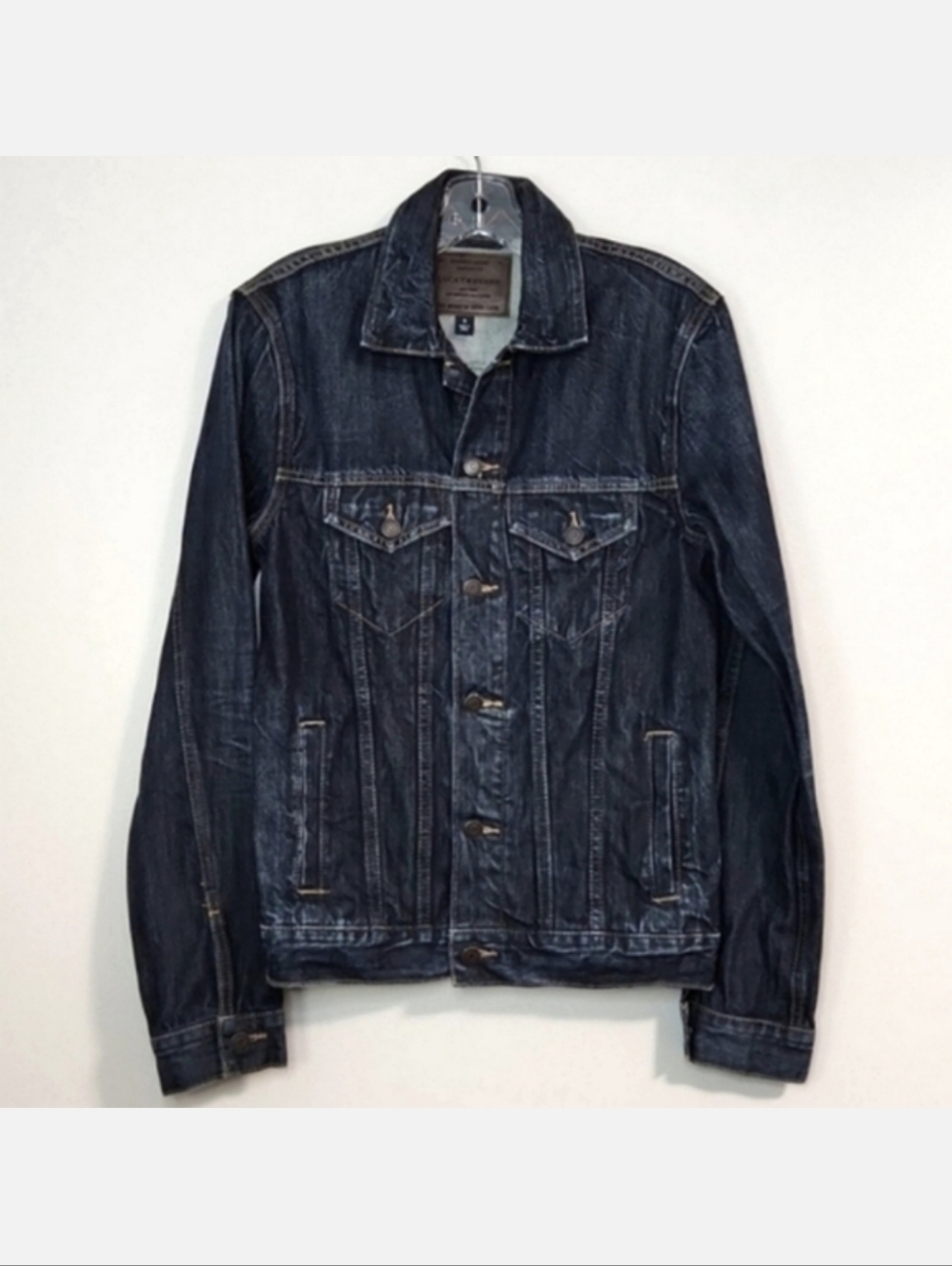 🍀 Lucky Brand Men's McKinney Jean Jacket, Size S ~ EUC